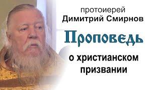 Проповедь о христианском призвании (2013.12.15). Протоиерей Димитрий Смирнов