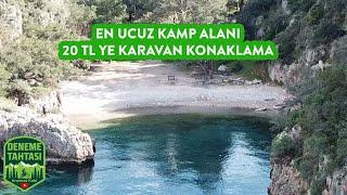 20 TL YE KARAVAN KONAKLAMA | KORSAN KOYU PALA DAYININ YERİ