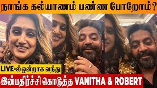 Vanitha & Robert Master 1st Time Reveals Truth About Marriage  | Mr & Mrs Movie Announcement Video