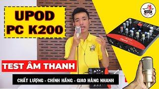 LPS  Test Âm Thanh Combo Icon Upod Pro Và Micro Takstar PC K200  Cùng Lâm Phát Studio