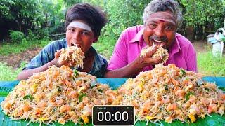 3 KG PRAWN NOODLES EATING CHALLENGE | PRAWN NOODLES EATING COMPETITION | VILLAGE EATING CHALLENGE