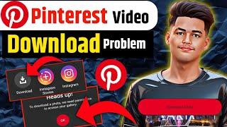 How to download pinterest videos | Pinterest download problem | Pinterest problem