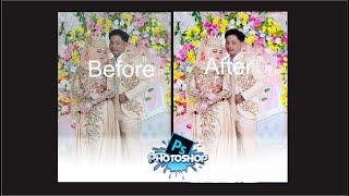 cara edit foto wedding di photoshop 2020