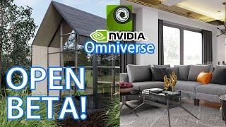 [FREE BETA]NVIDIA Omniverse first impression | Architecture Exterior & Interior time-lapse Tutorial