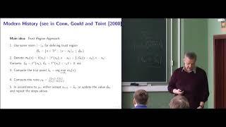 Lecture 4. Course "Modern Algorithmic Optimization" (Yuriy Nesterov)