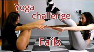 Extreme Yoga Challenge! | yoga challenge fails part 4