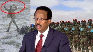 Farmaajo oo Sheegay Inuu Hergalay Qorshe Lagu Bur Burinayey Ciidanka Somalia