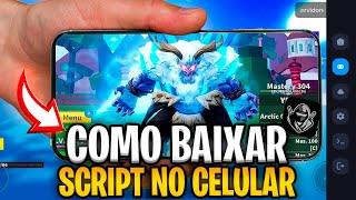 COMO BAIXAR SCRIPT NO BLOX FRUITS NO CELULAR/MOBILE E PC ️DELTA ATUALIZADO 2025 COM LINK DIRETO