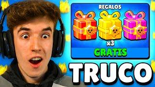 CONSIGO 3 REGALOS *GRATIS* CON ESTE TRUCO en BRAWL STARS