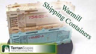 TerranScapes - Warmill Shipping Containers - Infinity Wargame Terrain