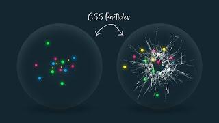 Glass Ball Particle Animation Effects | Html CSS Animation