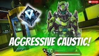 HOW I USE CAUSTIC AGGRESSIVELY IN RANKED! Apex Legends Season 21