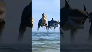 Can you tell me what is this? Megalodon,Tyrannosaurus, #viral#parasaurolophus #jurassicworld#shark