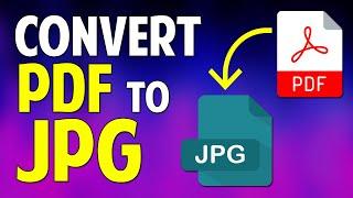 How To Convert PDF To JPG For FREE 2021