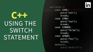 C++ Tutorial - Using the SWITCH STATEMENT
