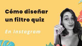 Diseña tu filtro de Instagram quiz o de respuesta aleatoria 