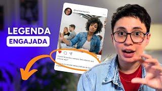 IDEIAS de LEGENDA PRÁTICA para AUMENTAR O ENGAJAMENTO no Instagram