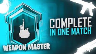 Easy Way To Complete Weapon Master in Pubg Mobile | How to Complete Weapon Master | bot locations