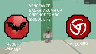 VENGEANCE + BANKAI AKUMA OP ONESHOT COMBO | Shindo Life Roblox