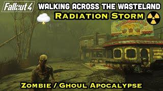 Fallout 4 - Walking Across The Commonwealth In A Radiation Storm, Fallout Zombie Apocalypse Ambience