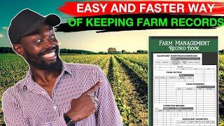 BEST WAY TO KEEP RECORDS AT THE FARM IN AFRICA|| What Is The Best Farm Management Software?