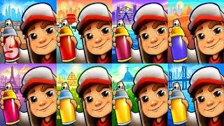 Subway Surfers Edinburgh,BEIJING,CHICAGO,Cairo,PARIS,ZURICH,RIO,New York