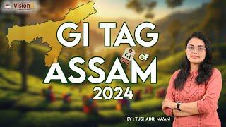 GI Tags 2024, Assam | GK Updated | All competitive exams | By Tushadri ma'am @VisionQ