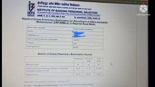 My rrb clerk prelims scorecard 2021