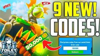 NEW UPDATE CODES TOILET TOWER DEFENSE ROBLOX CODES -TOILET TOWER DEFENSE CODES