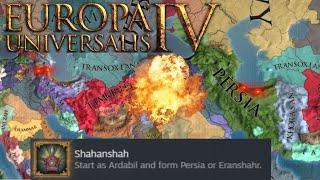 Eu4 Ardabil Shahanshah achievement hunt MADE EASY now with 300% more explosions