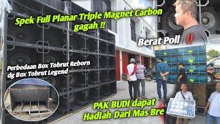 Pak Budi AEROMAX Dapat hadiah dari Mas Bre,,bedanya box Tobrut Reborn dan Tobrut Legend BREWOG