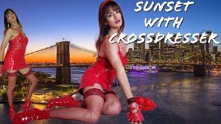 CROSSDRESSING IN PUBLIC: Watching the NYC SUNSET