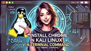 Chrome browser in Kali Linux | Kali Linux terminal command | Kali linux browser | Kali Operating sys