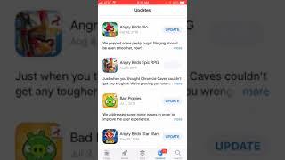 Angry birds got removed from the App Store