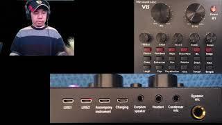 How to connect V8 soundcard to computer