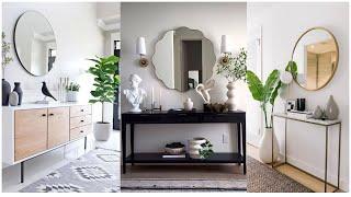 50 Modern Entryway Table Decor and Ideas | console table| Entry way decor ideas #entrywaydesign