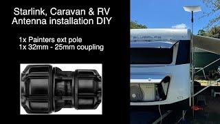 Starlink Caravan & RV Antenna installation DIY