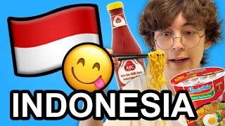 Trying Food From Indonesia 