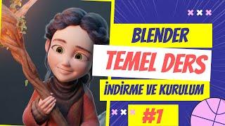 Blender 4.0 Temel Ders : Kurulum ve Ayarları # 1