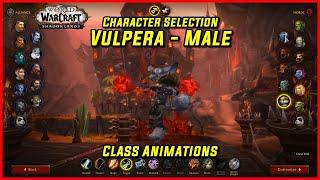 WoW Class Animations - Vulpera Male - WoW Shadowlands Character Creation Screen