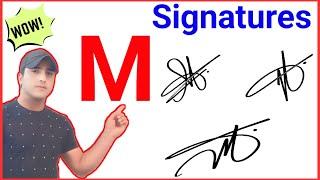 ️ M signature style | M signature ideas | Short M signature | Signature style of my name