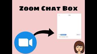 How to Use the Zoom Chat Box