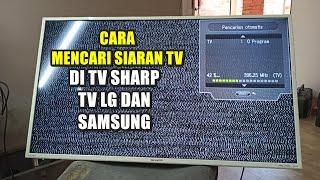 Cara Mencari Siaran TV Program Otomatis