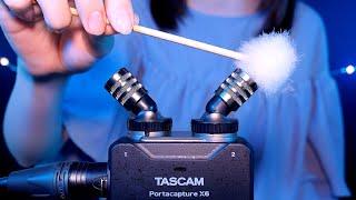 ASMR Japanese Trigger Words Whispering, Ear Cleaning & Ear Blowing / TASCAM Portacapture X6