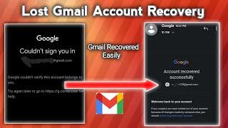 How To Recover Lost Gmail Account Easily 2024