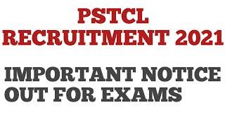 PSTCL RECRUITMENT 2021 IMPORTANT NOTICE OUT|PSTCL EXAMS IMPORTANT NOTICE OUT|Vishal Digital Classes|