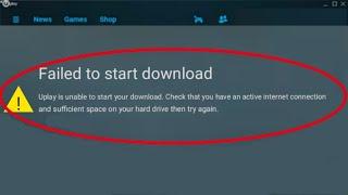 How To Fix Uplay Is Unable To Start Your Download | Failed To Start Download Uplay Error Windows