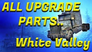 Snow Runner - All Upgrades in White Valley - Alaska