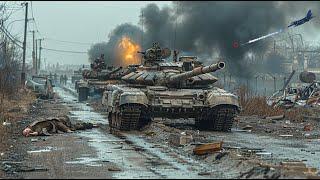 This morning, NATO's Leopards ambushed and destroyed a Russian T-90 convoy