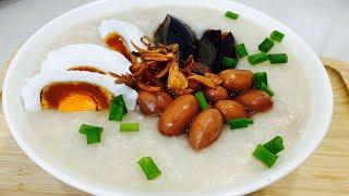 The secret recipe on how to cook smooth perfect porridge/ jook just like in dim sum restaurants